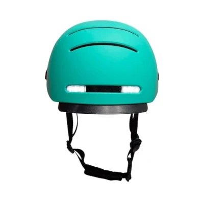 Imagen de Livall Casco Inteligente BH51MNEO Bicicleta Urbano Luces Intermitentes y Sistema SOS Certificación CEConexión Bluetooth de Navegación (M (54 58cms), Verde Menta)