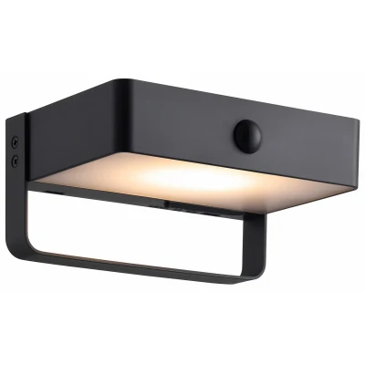 Imagen de Nordlux Aplique LED para exterior Saulio, negro, aluminio, IP44