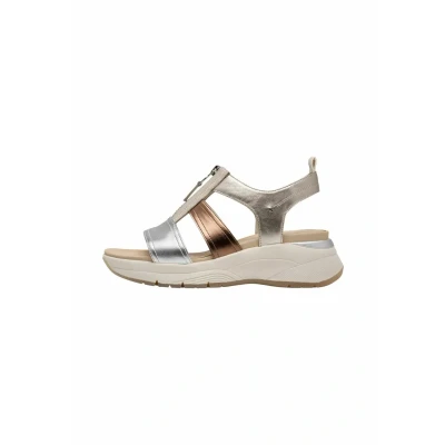 Imagen de Tamaris Sandalias con plataforma, Mujer, Talla: 41, Metallic comb Zapatos