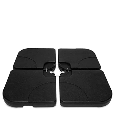 Imagen de VONROC Baldosas para sombrilla Bardolino rellenables hasta 100kg 50x50cm 4 uds. en voladizo