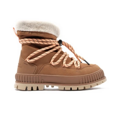 Imagen de Palladium Pallashock Hiver Unisex Botines con cordones, Talla: 42, Dear brown Zapatos
