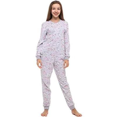 Imagen de Merry Style Pijama Entero 1 Pieza Vestido de Casa Algodón MS10 235(Rosa/Corazones Ciervos, 158)