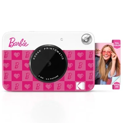 Imagen de Barbie x Kodak Printomatic Cámara Digital a Color Portátil 5MP Imprime Fotos Coloridas 2x3 Autoadhesivas Estilo Icónico