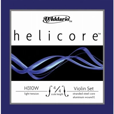 Imagen de D&#039;Addario Helicore Wound E 4/4 Scale Light Tension Violin String Set with