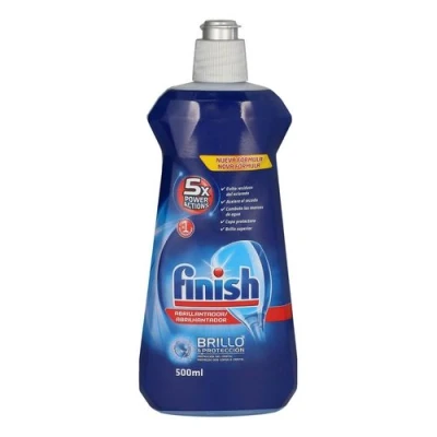 Imagen de Finish Abrillantador Lavavajillas, vajilla seca, brillante y sin marcas 500ml 125 lavados, Líquido