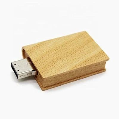 Imagen de Ulticool Libro de Madera 8 GB Book Wood Memoria Almacenamiento Datos USB Flash Pen Drive Memory Stick