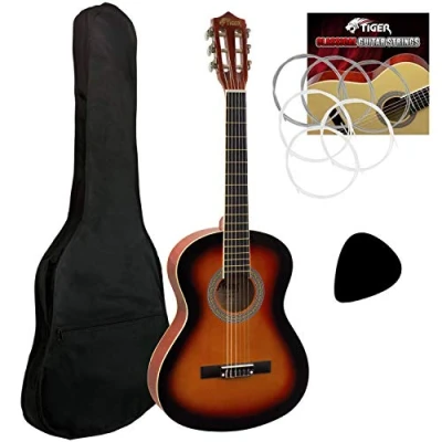 Imagen de Tiger CLG2 34 SB Guitarra clásica 3/4 en Resplandor Solar
