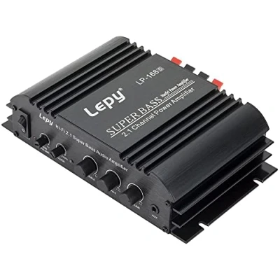 Imagen de Fasizi LP 168S 2.1CH Super Bass HI FI Audio Estéreo Amplificador de Potencia AMP para Coche Motocicleta Dispositivos el hogar con Fuente alimentación