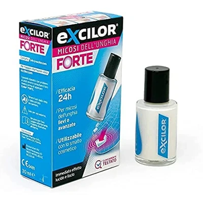 Imagen de EXCILOR, Tratamiento De La Micosis Las Uñas, FORTE, Fórmula Extra Fuerte Contra Infecciones Persistentes Por Hongos En Clínicamente Probado, 1 Aplicación Al Día, 30 ml