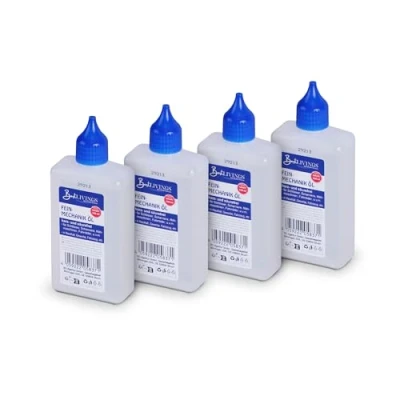 Imagen de 4 botellas de 100 ml Aceite para mecánica precisión Resina no e inodoro universal máquinas coser Ideal componentes mecánicos finos