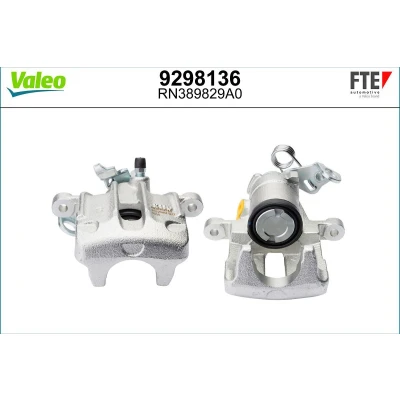 Imagen de FTE 9298136 Pinza de freno gris Hierro fundido Eje trasero, derecha sin soporte VOLKSWAGEN: GOLF 3, Sharan I, Passat B3/B4 Berlina, SEAT: Alhambra I