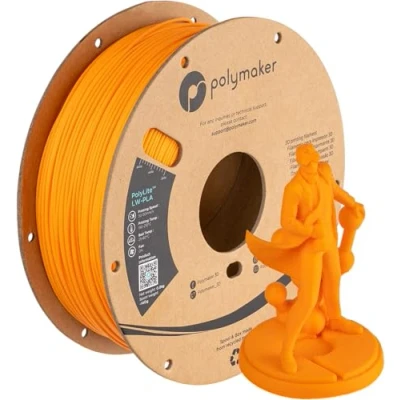 Imagen de Polymaker polylite lw pla 1.75mm 800g orange