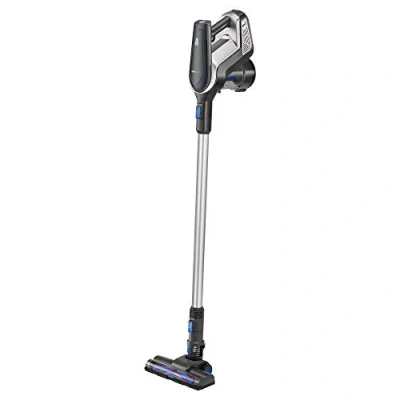 Imagen de Clatronic BS 1312 A Aspirador de Suelo (2 en 1, batería Iones Litio 18,5 V, Turbo rotación), Aluminio, 2 Velocidades, Negro