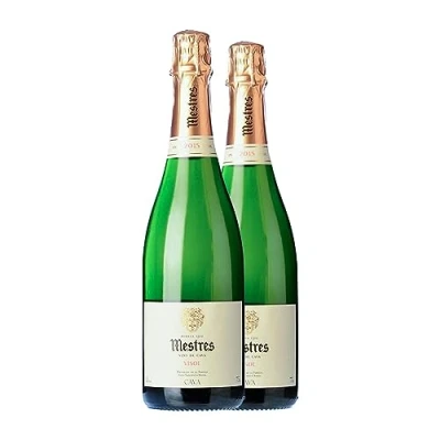 Imagen de Mestres Visol Brut Nature Cava Gran Reserva 75 cl Espumoso blanco (Caja de 2 Botellas cl)