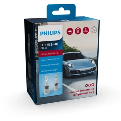 Imagen de Philips Ultinon Pro9200 LED lámpara para faros de coche (H1), 5.800K, set 2