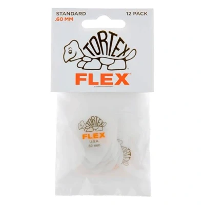 Imagen de JIM DUNLOP Púas Tortex Flex 0,60mm Saco de 12