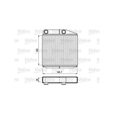 Imagen de VALEO 811502 Radiador de Calefaccion FIAT: Tipo Hatchback, Doblo II Furgón / Familiar, Grande Punto OPEL: Corsa D Hatchback