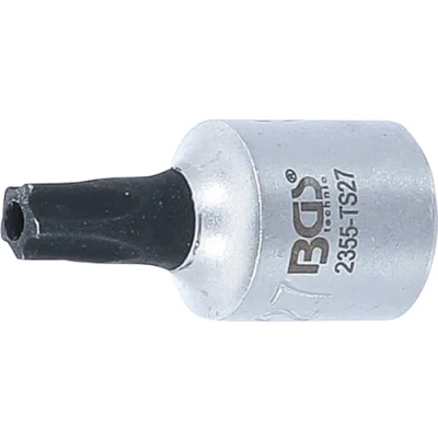 Imagen de BGS 2355 TS27 Punta de vaso entrada 6,3 mm (1/4&quot;) T Star (para Torx Plus) con perforación
