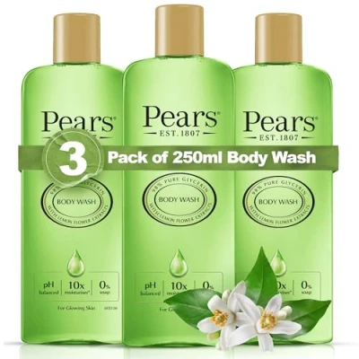 Imagen de Pears Soft &amp; Fresh Gel de Ducha con 10 veces más hidratación* 250ml (3 Pack)