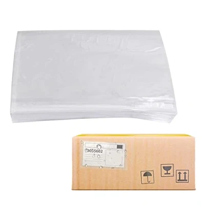 Imagen de Bolsa Adhesiva Portadocumentos Sobres Contiene Albaran Documentacion Transparente Autoadhesivas para Embalaje de Correo Envíos Seguros Facturas Albarán Entrega Tarjetas Garantía 24x18cm DIN C5