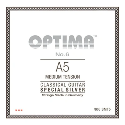 Imagen de Cuerdas para guitarra clásica No. 6 Special Silver A5w plateadas medianas NO6.SMT5