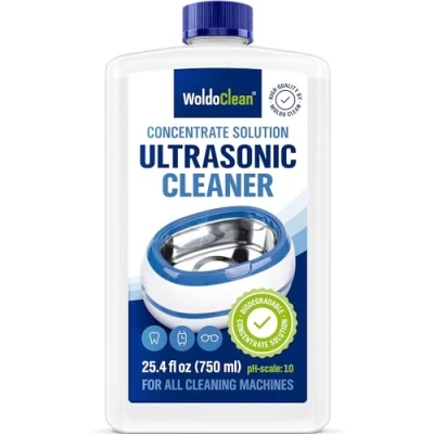 Imagen de WoldoClean Ultrasonidos limpieza concentrado 750ml para uso en limpiador ultrasónico