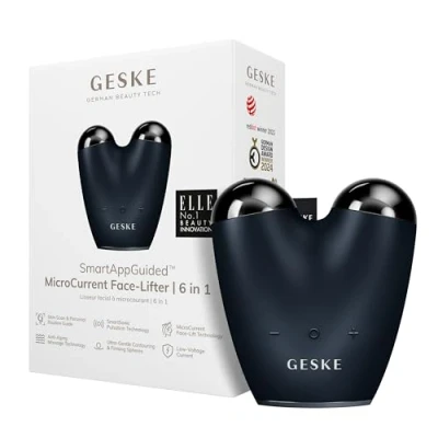 Imagen de GESKE SmartAppGuided™ MicroCorriente Face Lifter 6 en 1 Lifting facial Cuidado de la piel Dispositivo antienvejecimiento Microcorrientes contra las arrugas