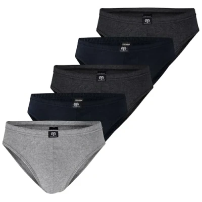 Imagen de Ceceba Calzoncillos para hombre (5 unidades), 831 Gris Dark Melange, M