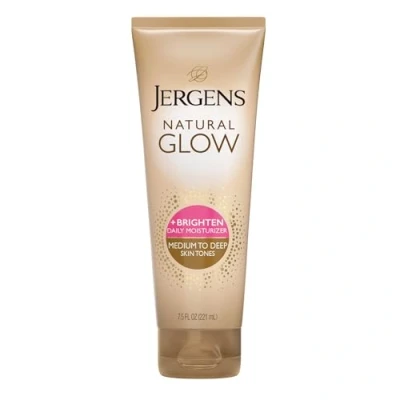 Imagen de Jergens Glow Daily Moisturizer Med to Tan, 7.5 Ounce, Packaging May Vary by