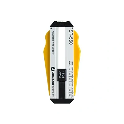 Imagen de Jonard Tools ST 550 ABS pelacables de precisión ajustable, 18 a 28 AWG, 3 57/64 pulgadas longitud x 1 19/32 altura grosor