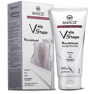 Imagen de Anacis Crema Gel Corporal Avanzada Anticelulitis para una Piel Uniforme y Elástica Reafirmante el Cuerpo con Suave Efecto Calor, Estómago, Piernas, Muslos 150ml