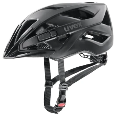 Imagen de uvex touring cc, casco todoterreno ligero unisex, ajuste de talla individualizado, luz LED opcional, black matt, 52 57 cm