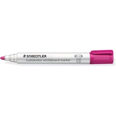 Imagen de STAEDTLER LUMOCOLOR 351 ROTULADOR PARA PIZARRA PUNTA REDONDA TRAZO 2 MM CAPUCHON CON CLIP COLOR ROSA