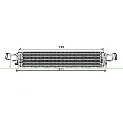 Imagen de PRASCO AD024N001 Intercooler AUDI: A5 B8 Coupé, Sportback, A4 Berlina, PORSCHE: Macan