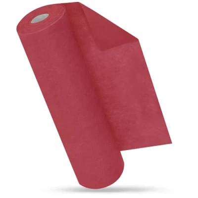 Imagen de MODERNO camino de mesa fieltro rojo, rojo oscuro, moderno, para exteriores, decoración mesa, fiestas, cumpleaños, bodas, festiva, 30 cm x 25 m