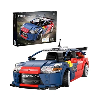 Imagen de Cada Bricks CITROËN C4 WRC (Sebastian LOEB) Set de construcción con R/C y Control por App Producto Oficial Citroen 329 Piezas + 6 años Escala 1:18 (DEQUBE 927DE51078)