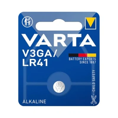 Imagen de PILA BOTON ALCALINA LR41 V3GA 1.5V VARTA