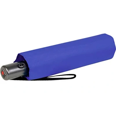 Imagen de Knirps Paraguas plegable Slim Duomatic, azul real, 90 cm, Moderno