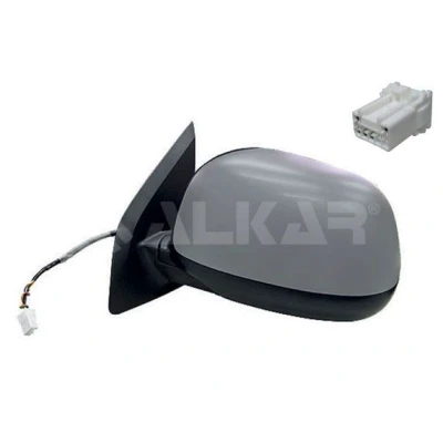 Imagen de Espejo retrovisor Alkar 6139859 izquierda imprimado eléctrico calefactable, convexo CITROËN: C Crosser SUV, Enterprise, PEUGEOT: 4007