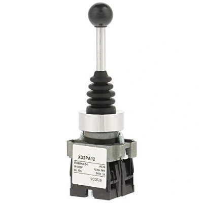 Imagen de Akozon Interruptor de joystick momentáneo 2 Posiciones 2NO XD2PA12 palanca universal bloqueado monolever Reemplazo