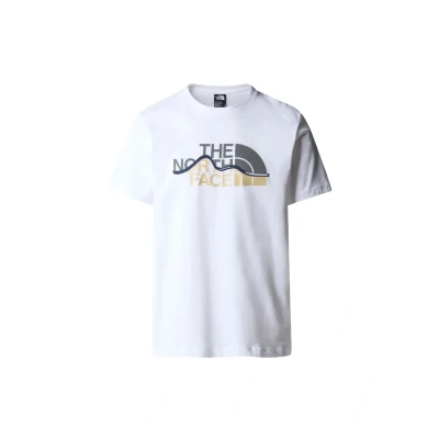 Imagen de The North Face Mountain Camiseta estampada, Hombre, Talla: XL, Tnf white