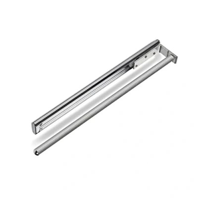 Imagen de SOTECH Toallero de aluminio TED Cromo pulido 1 brazo (450 730 mm, extensible) telescópico pared para baño o cocina