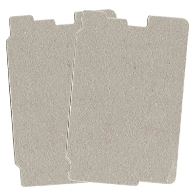 Imagen de 2 piezas de repuesto para horno microondas, accesorios aislamiento térmico supergruesos, cubierta guía ondas microondas/mica Sharp PCOVPB085MRP0