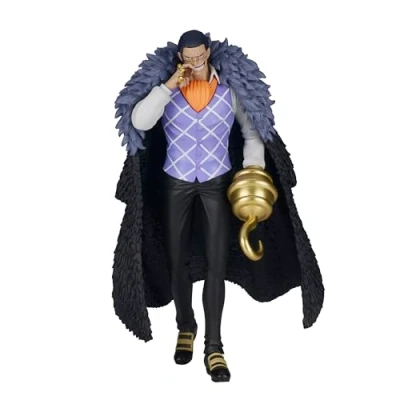 Imagen de Banpresto Figura de Acción Crocodile One Piece The Shukko 17 cm BP89840P Multicolor coleccionable Ideal para los fanaticos del Anime