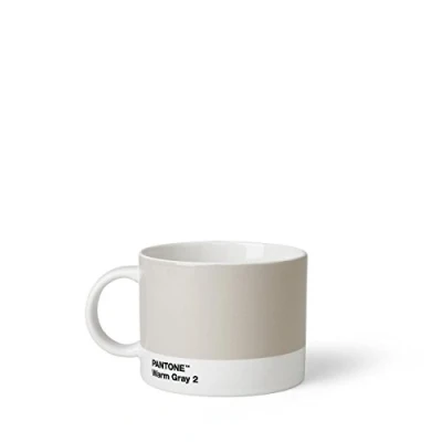 Imagen de Pantone Cup, Tea/Coffee mug, Fine China (Ceramic), 475 ml, Grey, Warm Gray 2 C, Porcelana, 1 Unidad (Paquete de 1)