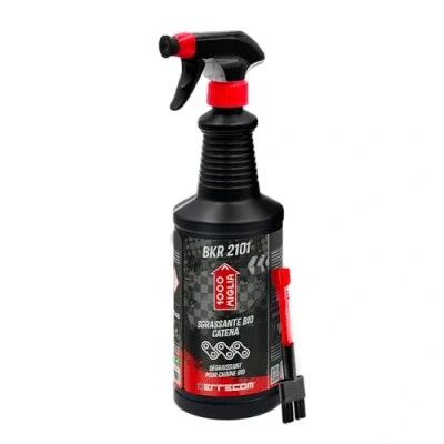 Imagen de ERRECOM 1000 Miglia BKR 2101 Desengrasante biodegradable para cadenas de bicicleta, botella Spray 1 L