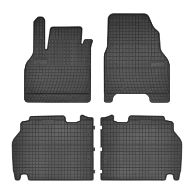 Imagen de FROGUM 07831 Juego de alfombrillas suelo Caucho delante y detrás 4 negro Adaptado RENAULT: Kangoo II / Grand