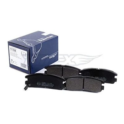 Imagen de TOMEX brakes TX 11 04 Juego de pastillas freno Eje trasero con avisador acústico desgaste MITSUBISHI: Montero iO, GALANT 6, ECLIPSE 2