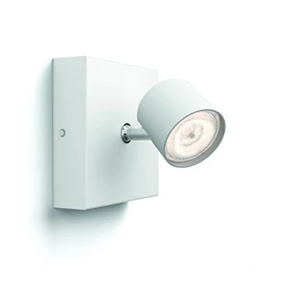Imagen de Philips myLiving Star Foco de pared, LED integrado, consume 4.5 W, luz blanca cálida, regulable
