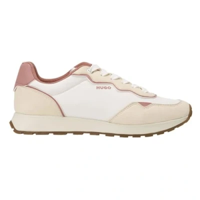 Imagen de HUGO Icelin Zapatillas, Mujer, Talla: 36, Open white/rose Zapatos